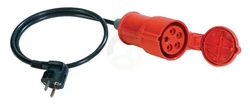 Merilni adapter 16A CEE-Schuko - Benning 044122