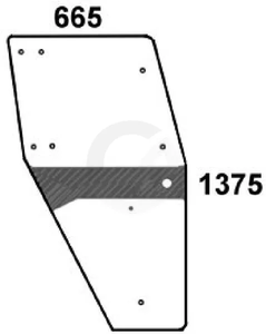 Desno steklo vrat - Kramp 04358528N