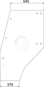 Kompletno steklo vrat - Kramp 04400340N