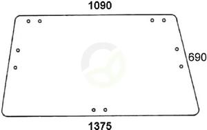 Steklo kabine - Kramp 04314299N