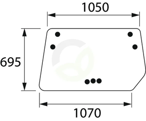 Zadnje steklo - Kramp 04352384N