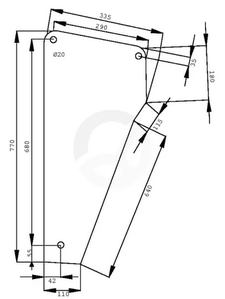 Spodnje vetrobransko steklo - SDF 04375964