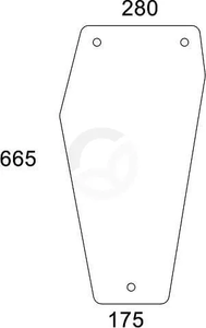Spodnje sprednje okno - Kramp 04351734N