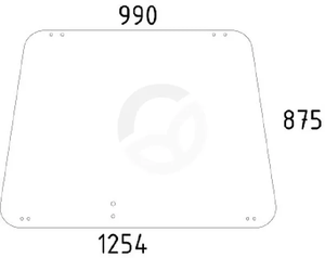 Steklo kabine - Kramp 02381810N