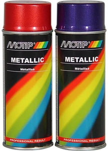 Kovinski sprej rdeče barve 400ml - Motip 04045