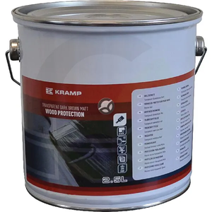 Sredstvo za zaščito lesa rjave barve 2,5L - Kramp 017024451258KR