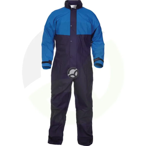 Nepremočljiv kombinezon za dež - velikost 3XL UK 46 - modra - Hydrowear 0185043XL