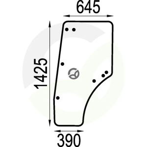 Steklo v vratih - SDF 046771220