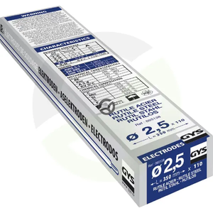 Rutilna elektroda 2,5x350 mm (110x) - Gys 085138