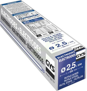 Rutilna elektroda 2,5x350 mm (230x) - Gys 085039