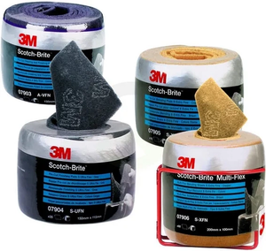 Brusni material Scotch-Brite sive 35x blazinice Ultra fine - 3M 07904