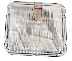 Svetlobna leča - prozorna - kvadratna 122x122 mm spredaj/levo/desno - Cobo 05160112