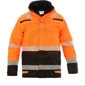 Parka - visoka vidljivost - oranžno-črna - RS Line - Utah by Hydrowear