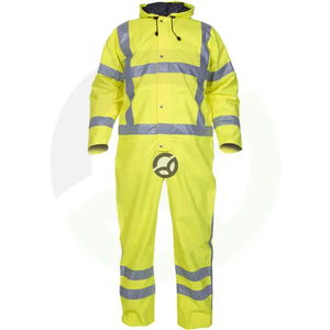 Nepremočljiv kombinezon za dež - velikost XL UK 42 - Hi-Vis - rumen - Simply No Sweat - Hydrowear 072380FYXL