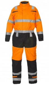 Vodoodporni kombinezon - velikost 4XL UK 48 - oranžna/črna - Hydrowear 072397OB4XL