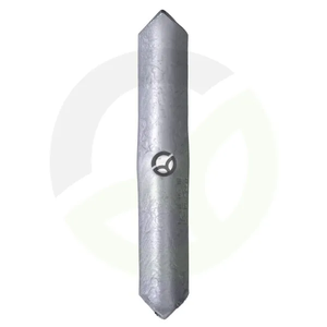 Špica kultivatorja 210x35x6mm 1 luknja obojestranska - Kongskilde 101000019