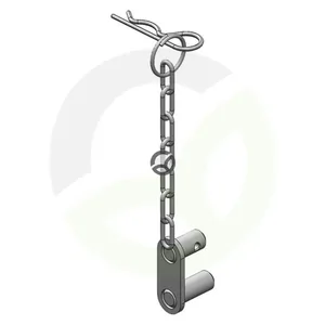 Zaklepni zatič z verigo Ø14mm - Scharmüller 104839000