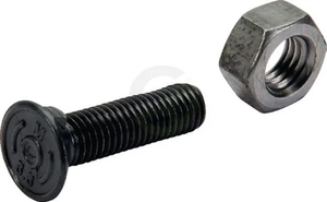 Vijak in matica M10x40 - 2 izboklini Din11014 8.8 10402N