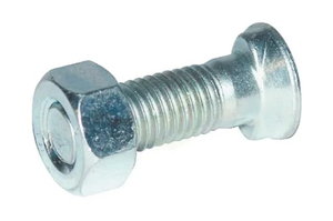 Vijak in matica M10x25 ovalni - 2 izboklini - Kramp 1025COP025