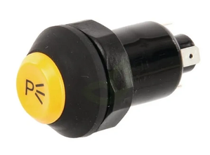 Potisno stikalo - pozicijska luč - okroglo - rumeno - Pneutron 11130800