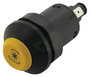 Potisno stikalo - PTO - okroglo - rumeno - Pneutron 11245600