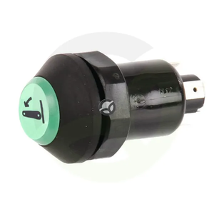 Potisno stikalo - dvig priključka - okroglo - zeleno - Pneutron 11145320
