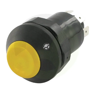 Potisno stikalo - prazno - okroglo - rumeno - Pneutron 11175160