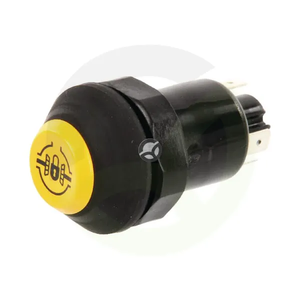 Potisno stikalo - zapora diferenciala - okroglo - rumeno - Pneutron 11130420