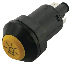 Potisno stikalo - rotacijska lučka - okrogla - rumena - Pneutron 11210350