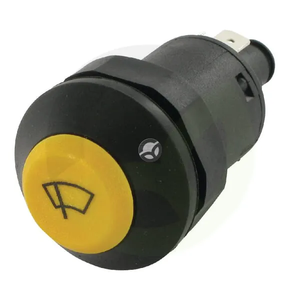 Potisno stikalo - brisalci - okroglo - rumeno - Pneutron 11140100