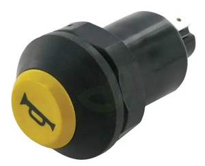 Potisno stikalo - hupa - okroglo - rumeno - Pneutron 11215100