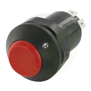 Potisno stikalo - PTO - okroglo - rdeče - Pneutron 11145340
