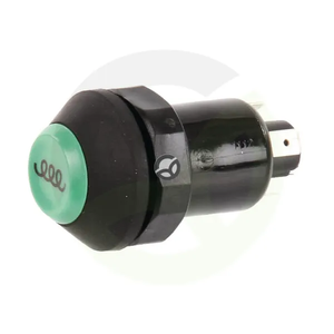 Potisno stikalo - grelec - okroglo - zeleno - Pneutron 11130150