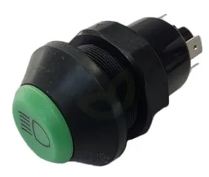 Potisno stikalo - luči - okroglo - zeleno - Pneutron 11125200