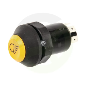 Potisno stikalo - delovna luč - okrogla - rumena - Pneutron 11110430
