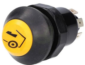 Potisno stikalo - Chopper - okroglo - rumeno - Pneutron 11104010