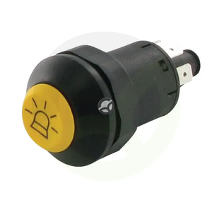 Potisno stikalo - rotacijska lučka - okrogla - rumena - Pneutron 11110100