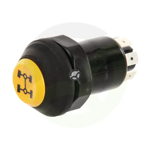 Potisno stikalo - 4WD - okroglo - rumeno - Pneutron 11100160