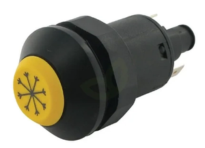 Potisno stikalo - klimatska naprava - okroglo - rumeno - Pneutron 11110360