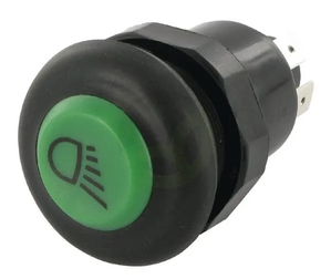 Potisno stikalo - delovna luč - okrogla - zelena - Pneutron 11110210