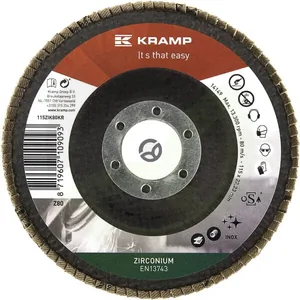 Cirkonijev disk 115 mm, zrnatost 80 - Kramp 115ZIK80KR