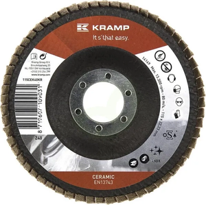 Lamelni brusilni disk 115 mm K40, keramični - Kramp 115CEK40KR