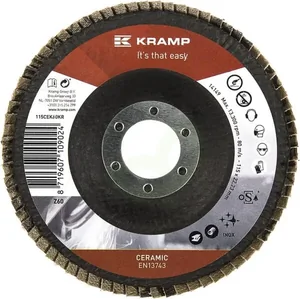 Keramični disk z lopaticami 115 mm K60 - Kramp 115CEK60KR
