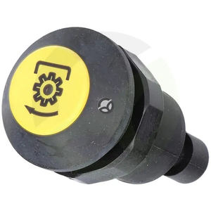 Potisno stikalo - PTO - okroglo - rumeno - Pneutron 11906001