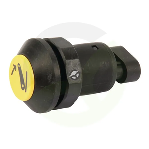 Potisno stikalo - spodnji priključek - okroglo - rumeno - Pneutron 11901007