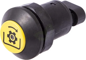 Potisno stikalo - PTO - okroglo - rumeno - Pneutron 11912002