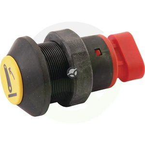 Potisno stikalo - dvižni mehanizem - okroglo - rumeno - Pneutron 11901006