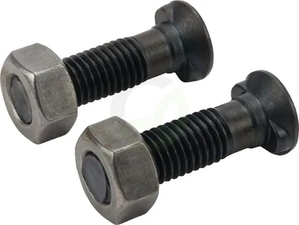Vijak in matica M12x45 ovalni - 2 izboklini - Kramp 1245COP025