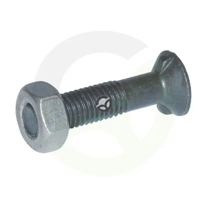 Vijak in matica M12x30 - 2 izboklini Din11014 8.8 12302N