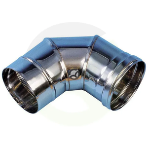 Izpušno koleno 90° 150 mm - MASTER 13104013247